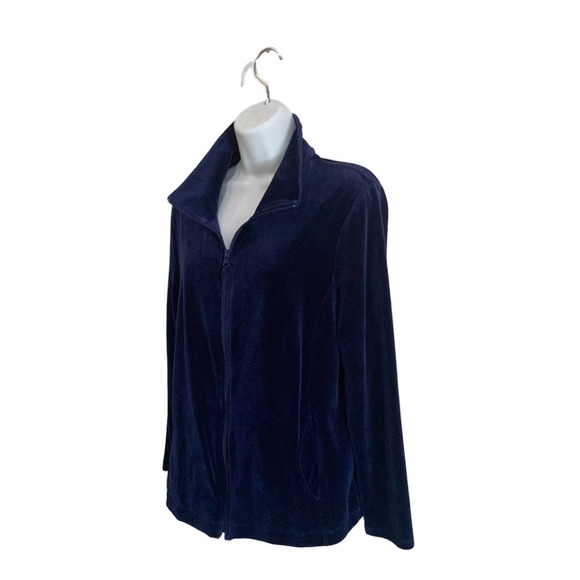 Talbots Velvet Full Zip Jacket #1218 Preowned - Picture 3 of 5